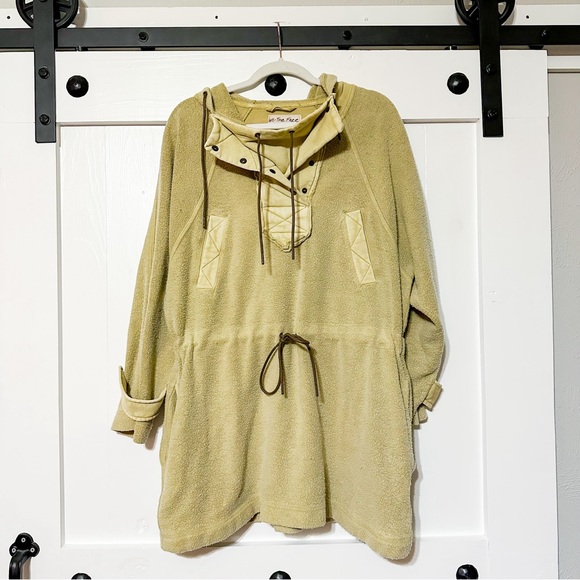 Free People Sadie Surplus Knit Jacket Sunshine Yellow Size XS - Picture 2 of 7